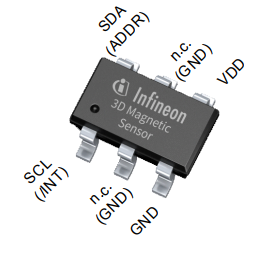 infineon英飛凌TLE493D-W2B6霍爾傳感器IC