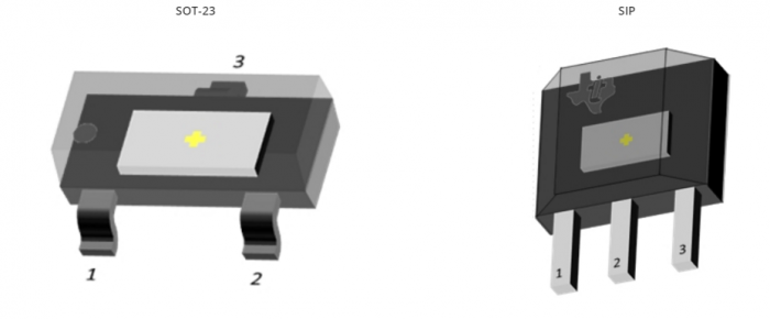 TI德州儀器DRV5056鍵盤(pán)線性霍爾元件傳感器