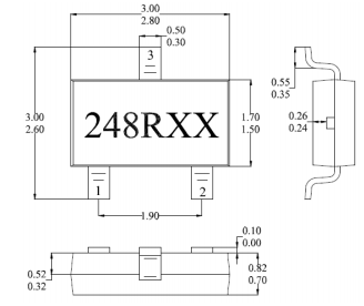 臺(tái)灣MST美加MH248R手持無線手機(jī)喚醒開關(guān)微功耗霍爾元件