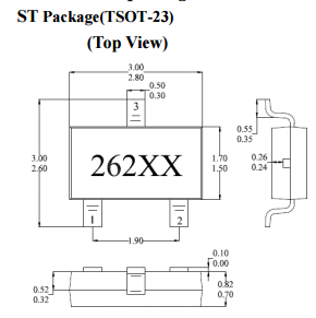 臺(tái)灣MST美加MH262水表微功耗低靈敏度霍爾元件
