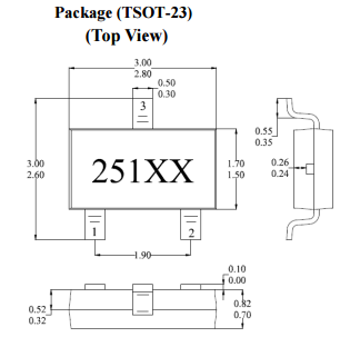 臺(tái)灣MST美加MH251影碟1.65V低功耗全極性霍爾元件