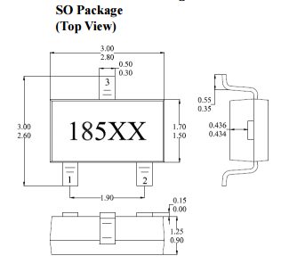 臺(tái)灣MST美加MH185高溫電機(jī)雙極鎖存霍爾元件