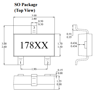 臺(tái)灣MST美加MH178速度感應(yīng)雙極鎖存霍爾元件