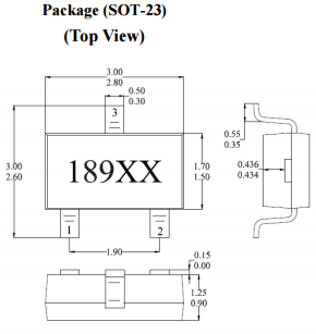 臺灣MST美加MH189角度位置檢測雙極鎖存霍爾元件