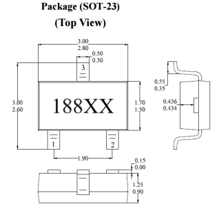 臺灣MST美加MH188線性位置檢測雙極霍爾元件