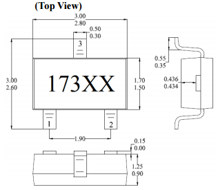 臺灣MST美加MH173速度感應(yīng)雙極鎖存霍爾元件
