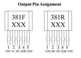臺灣MST美加MH381風(fēng)扇單芯片解決方案霍爾元件