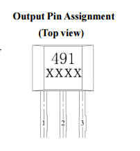 臺灣MST美加MH491黑色金屬探測器線性霍爾元件