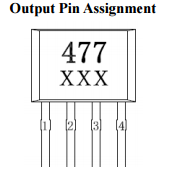 臺灣MST美加MH477單線圈無刷直流電動機(jī)霍爾傳感器