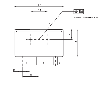TDK東電化HAL576固態(tài)開關(guān)單極霍爾元件