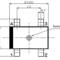 Akm旭化成AK8776脈沖編碼器的雙極鎖存性霍爾傳感器IC芯片元件